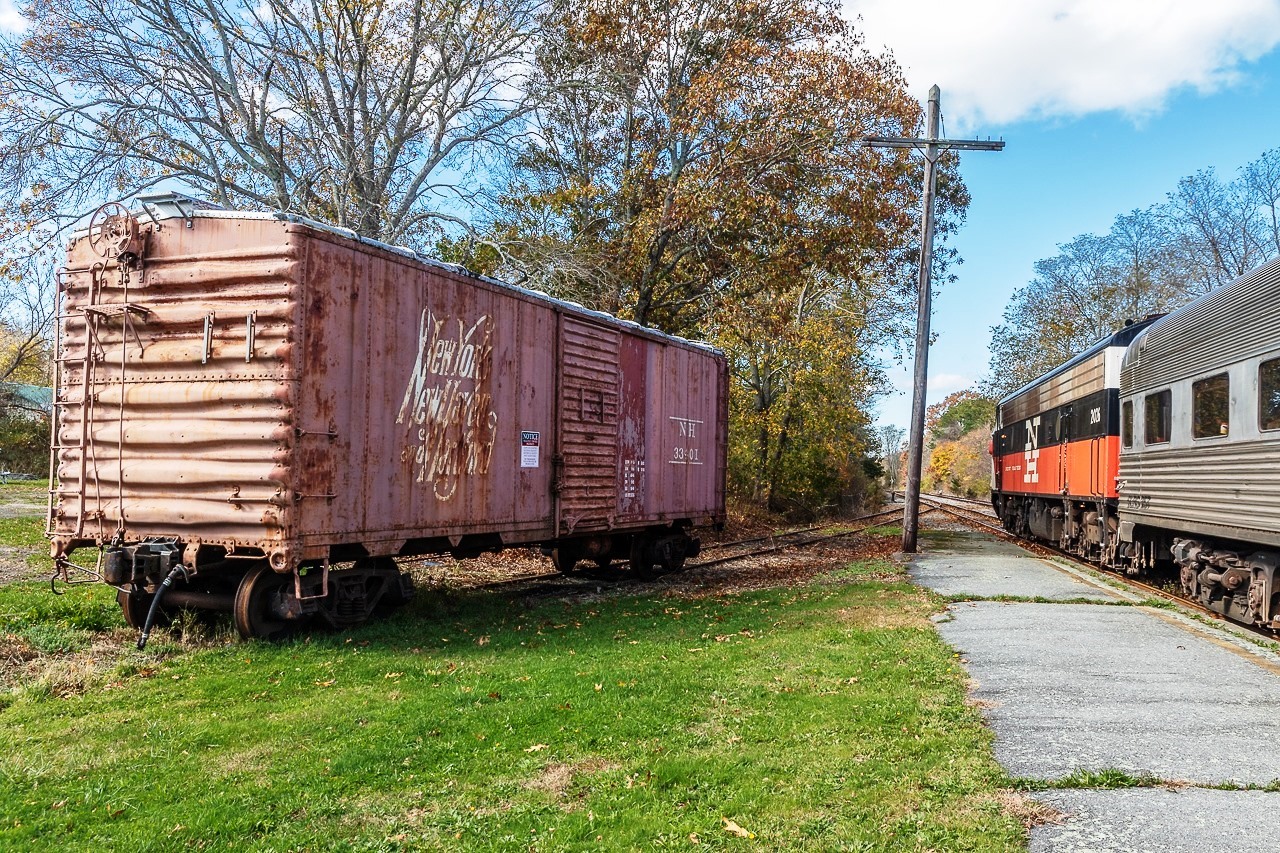 1943 NYNH&H Boxcar - Owned by Cape Cod Chapter, NRHS. Photo by Doug Scott